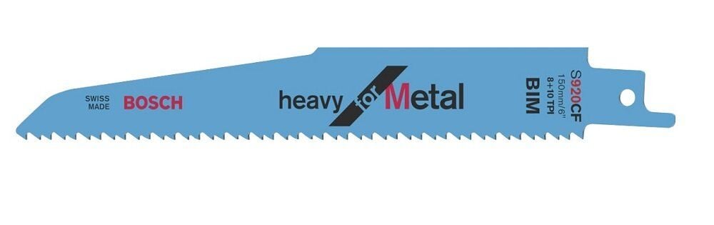 BOSCH S 920 CF Metal Kesimi İçin Ağır Hizmet Tilki Kuyruğu Testere Ucu 150 mm