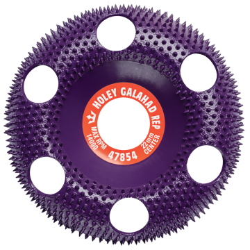 King Arthur's Tools 47854 REP Holey Galahad Ekstra Kaba Mor Törpü Disk