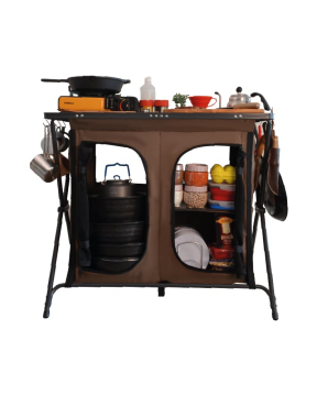 NURGAZ Campout Çift Kapılı Kamp Mutfağı (NG C156)