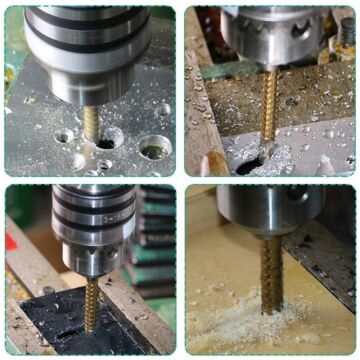 5107 HSS Titanyum Çok Amaçlı Freze Matkap Ucu Seti 6 Parça