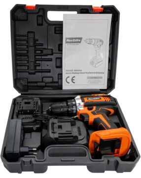 Max Extra MX1815 Şarjlı Matkap Vidalama Çift Akülü 18 Volt 1,5 Amper