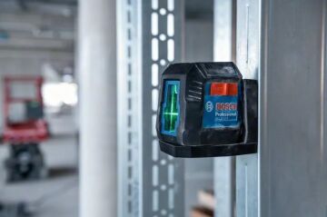 BOSCH GLL 12-22 G Akülü Çapraz Çizgili Yeşil Lazer Terazi