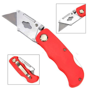 5592 Pratik Katlanır Trapez Tipi Halıcı Maket Bıçağı 18 mm