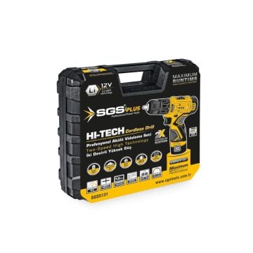 SGS 5131  Şarjlı Vidalama 12 Volt Çift Akülü 1.5 Ah