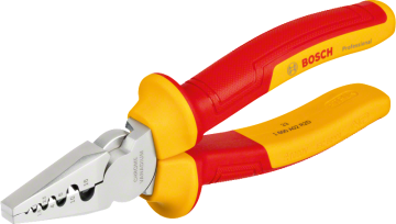 BOSCH VDE 1000 Volt İzoleli Kablo Pabucu Sıkma Pensesi 180 mm (1600A02NE6)