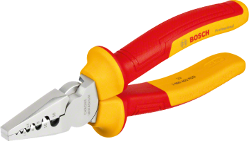 BOSCH VDE 1000 Volt İzoleli Kablo Pabucu Sıkma Pensesi 180 mm (1600A02NE6)