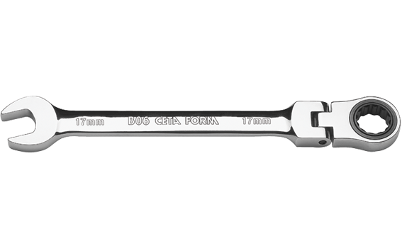 CETA-FORM B06 C-Gear Mafsallı Cırcır Anahtar 18 mm