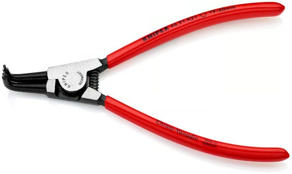 KNIPEX Eğri Uçlu Dış Segman Pensesi 170 mm (4621A21)
