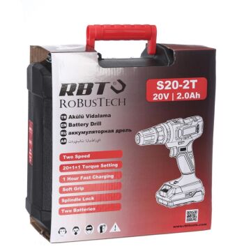 Rbt Robustech S20-2t Li Darbeli Akülü Vidalama 20v 2 Ah