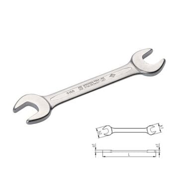 İZELTAŞ İki Ağız Anahtar Kısa Boy 22x24 mm