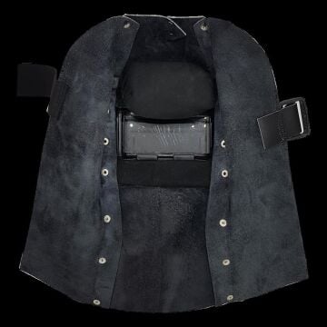 Kaynakçı Baş Maskesi Deri Kapaklı Kaynak Maskesi