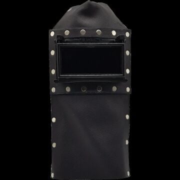 Kaynakçı Baş Maskesi Deri Kapaklı Kaynak Maskesi