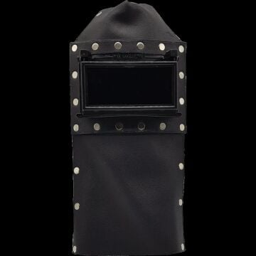 Kaynakçı Baş Maskesi Deri Kapaklı Kaynak Maskesi