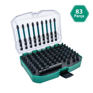 6420 Adaptörlü Bits Uç Vidalama Seti 83 Parça