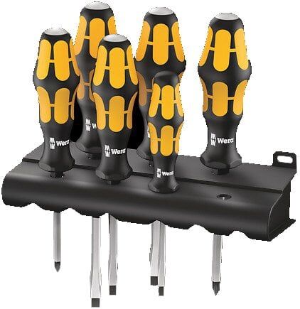 WERA 932/918/6 Tornavida Takımı 6 Parça
