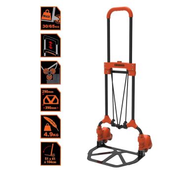 BLACK+DECKER BH201 Merdiven Çıkabilen Katlanır El Arabası