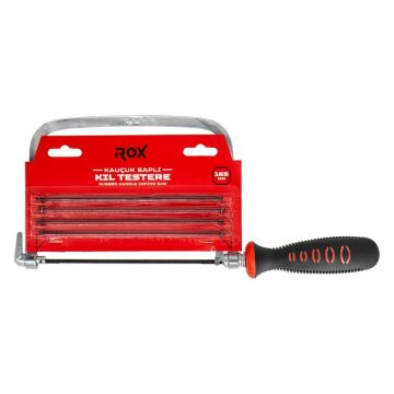 El Testeresi Rox 0353 Kauçuk Saplı MinSeti 165 mm (6 Parça)