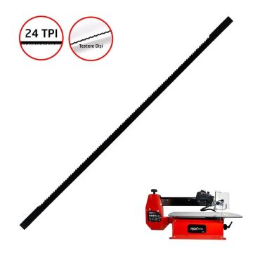 Rox 0367 Dekupaj Kıl Testere Ucu 133 mm Z:24 (10'lu Paket)