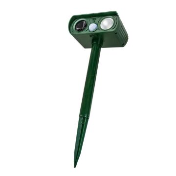 6415 Ultrasonik Güneş Enerjili Kedi Köpek Yabani Hayvan Kovucu