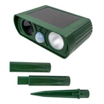 6415 Ultrasonik Güneş Enerjili Kedi Köpek Yabani Hayvan Kovucu