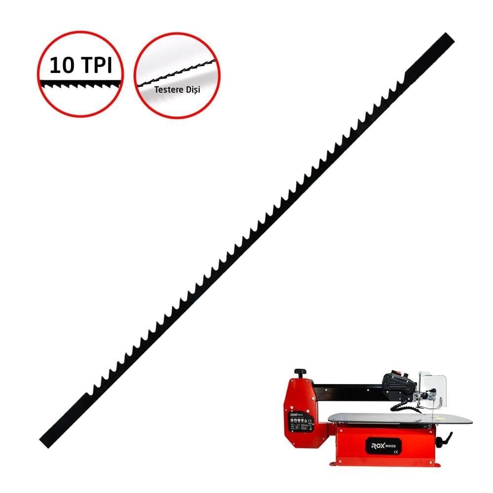 Rox 0363 Dekupaj Kıl Testere Ucu 133 mm Z:10 (10'lu Paket)