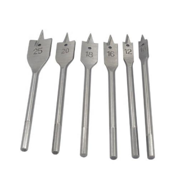 5390 Ağaç Delici Kelebek Yaprak Matkap Uç Seti Ahşap 6 Parça