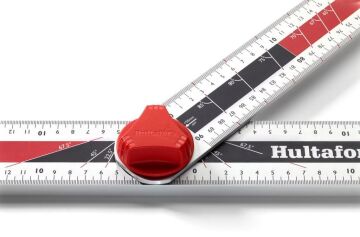 Hultafors PS90 Alüminyum Dört Fonksiyonlu Açı ve İşaretleme Cetveli 90 cm 253510