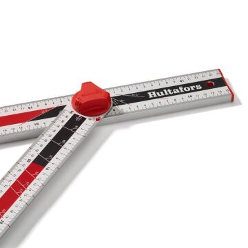 Hultafors PS90 Alüminyum Dört Fonksiyonlu Açı ve İşaretleme Cetveli 90 cm 253510