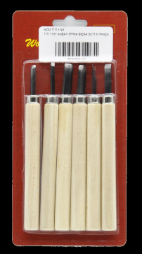 Titi 1121 Ahşap Oyma Bıçak Seti 6 Parça