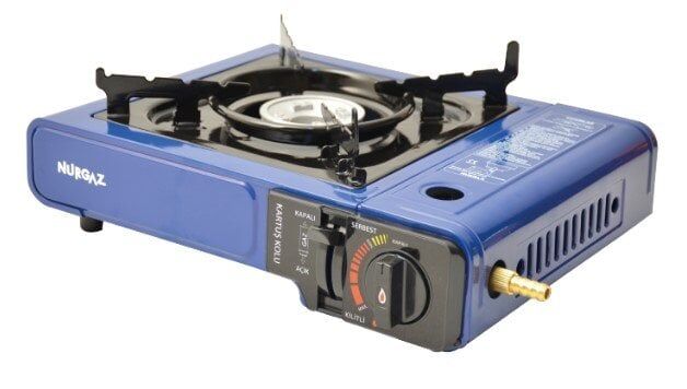 NURGAZ NG 501 Tekli Portatif Kamp Ocağı (Mavi)