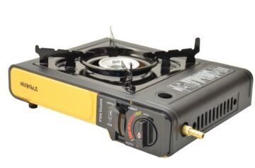 NURGAZ NG 501 Tekli Portatif Kamp Ocağı (Siyah)