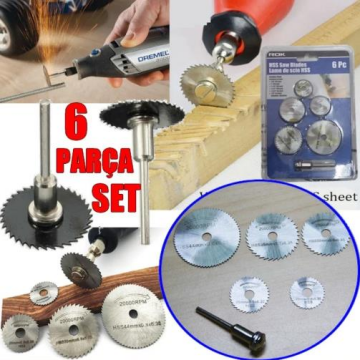 Gravür Makinası Mini Testere Seti 6 Parça