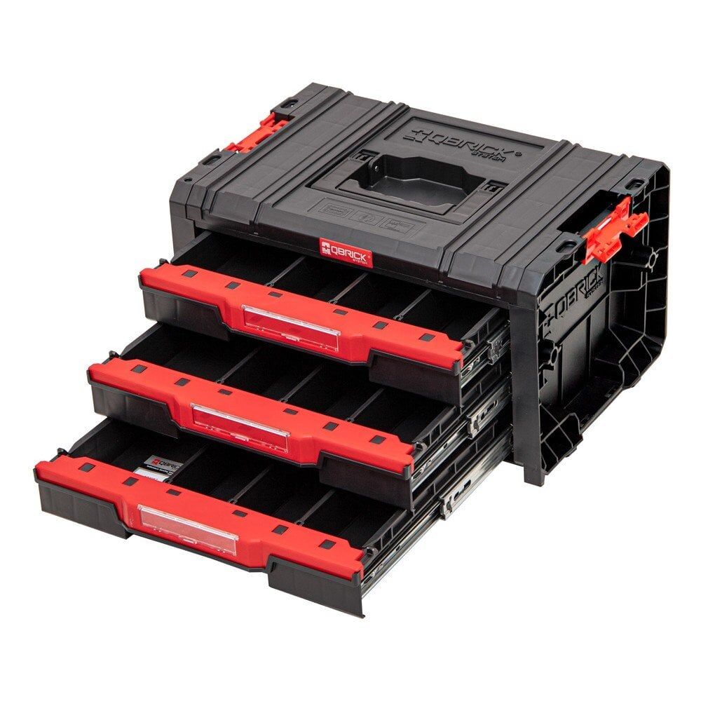 QBRICK System Pro Drawer Workshop Set 1 2.0 Çekmeceli Tekerlekli Takım Dolabı