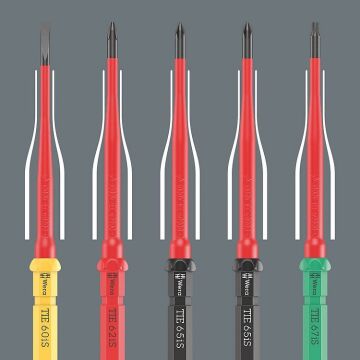 WERA KraftForm Kompact  VDE 17 Parça 1000 Volt İzoleli Tornavida Takımı (05006611001)