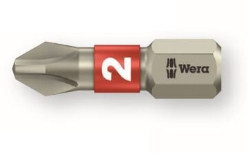 WERA PH2 x 25 mm Yıldız Bits Uç (3851/1 TS)