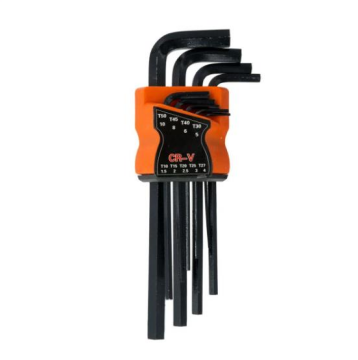 5570 Altı Köşe Uzun L Allen Anahtar Takımı 9 Parça