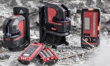 LEICA LINO P5 Duvarcılar için 5 Noktalı Şakül Lazer Terazi