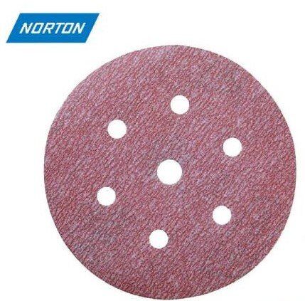 NORTON A275 150 mm 7 Delikli Cırt Velcro Zımpara 100 Kum