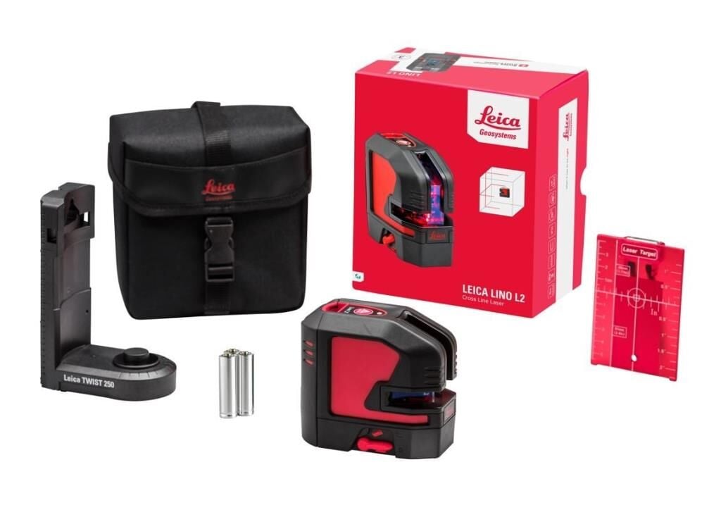 LEICA LINO L2Gs Çapraz Çizgili Yeşil Lazer Terazi