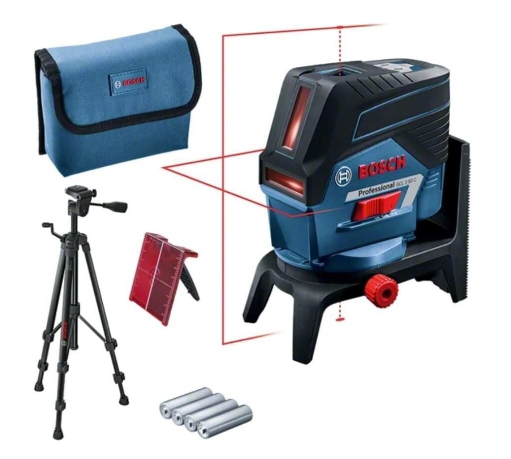 BOSCH GCL 2-50 C Lazer Terazi (RM2 + BT 150)