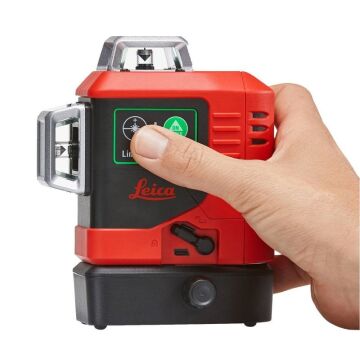 LEICA LINO L6G 3 Eksen 360 Derece Çapraz Çizgili Şarjlı Yeşil Lazer Terazi