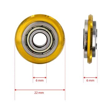 6509 Pro Seramik Kesme Yedek Elmas Uç 22x6 mm