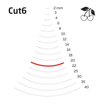 Kirschen 3106020 Düz Oluklu Ağız Oyma Iskarpela Cut6 - 20mm