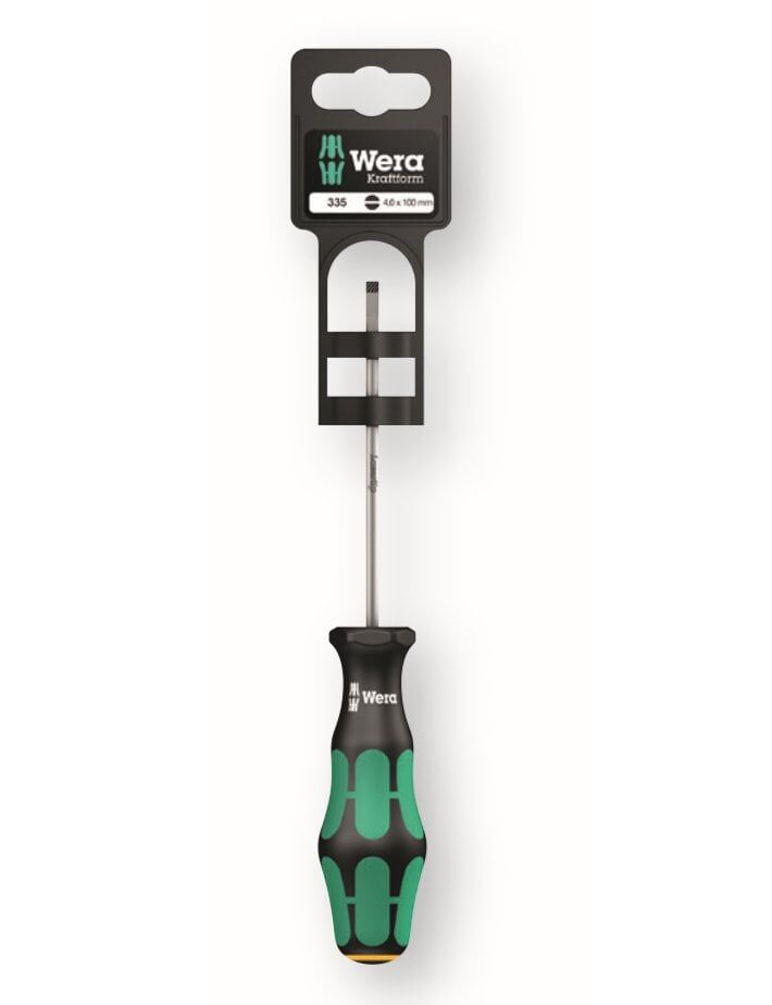 WERA 335 SB Düz Tornavida 4.0 mm x 100 mm