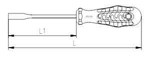 İZELTAŞ 4770190080 Lokma Uçlu Tornavida 8 mm