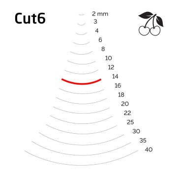 Kirschen 3106014 Düz Oluklu Ağız Oyma Iskarpela Cut6 - 14mm