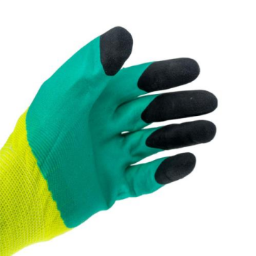 5473 Genel Kullanım Sarı Yeşil Nitril Kaplı Eldiven - 10