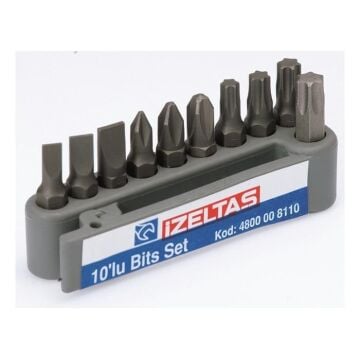 İZELTAŞ 10'lu Bits Set 25 mm