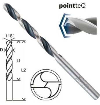 BOSCH HSS PointTEQ Metal Matkap Ucu (Ölçü Seçiniz)