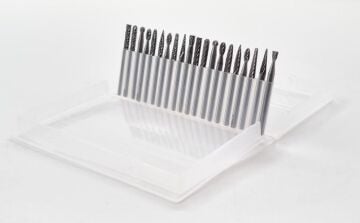 NEXON 20 Parça Elmas - Karbür Kalıpçı Freze Ucu Ahşap - Metal (3 mm Saplı)